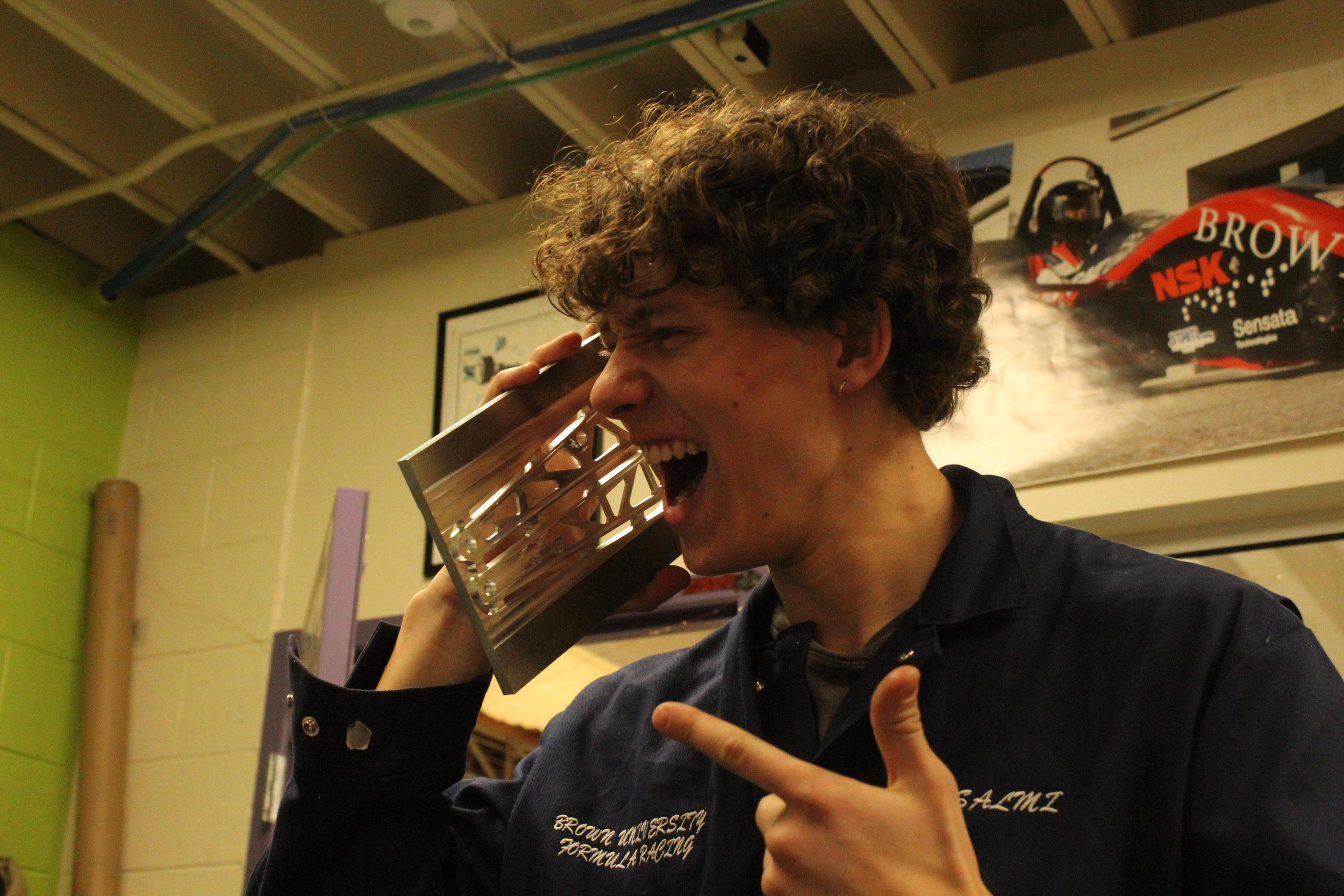 Me holding a pedal