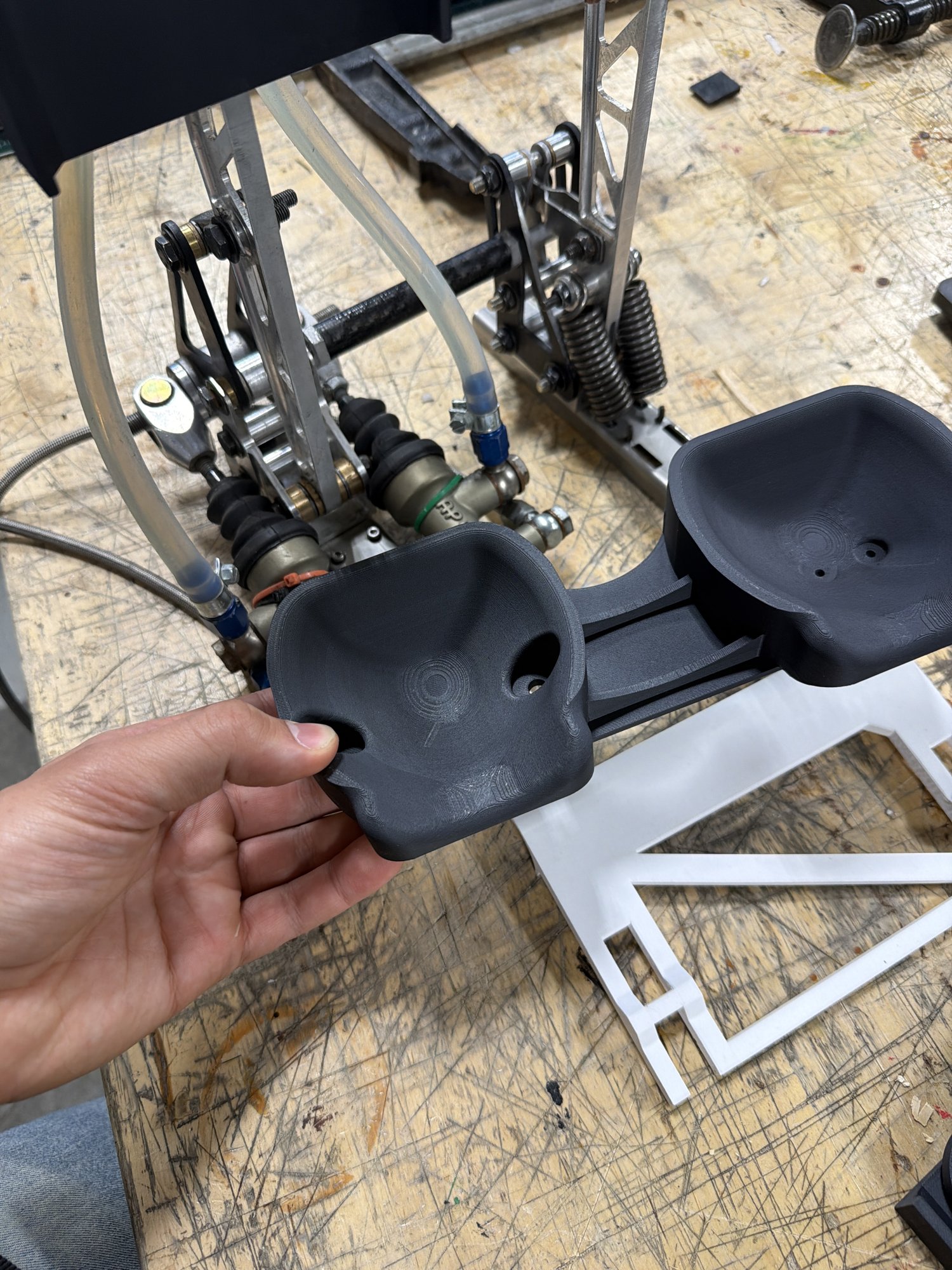 Molded heel cup